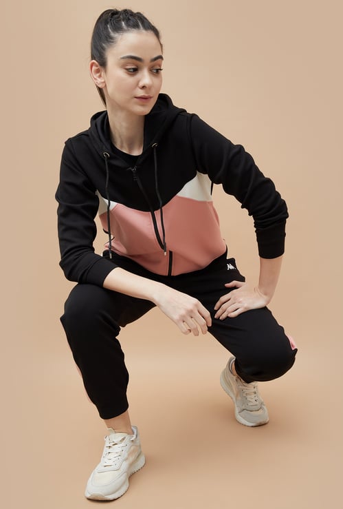 KAPPA Colourblocked Hooded Jacket