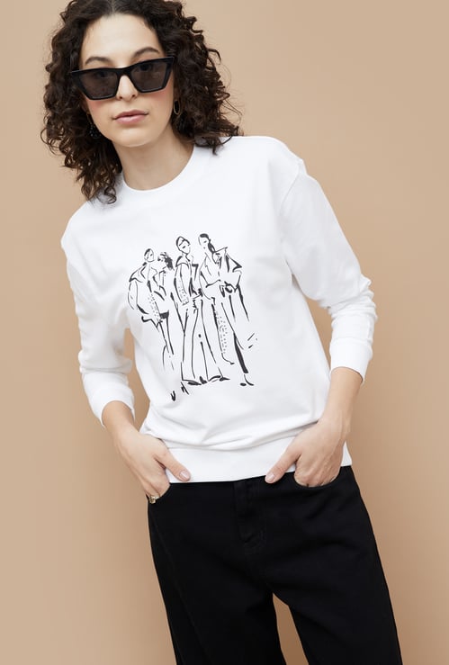 FAME FOREVER Printed Sweatshirt