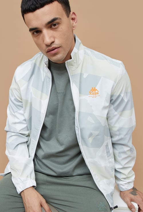 KAPPA Printed Regular Fit Casual Jacket
