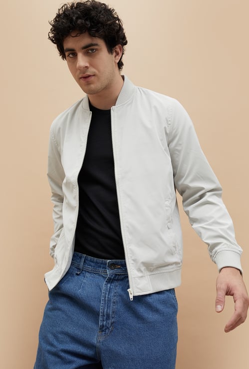 FAME FOREVER Solid Bomber Jacket