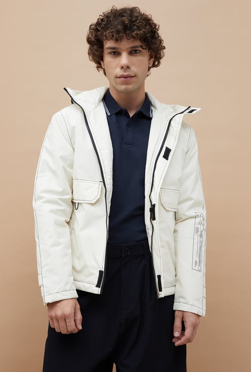 BOSSINI Solid Hooded Jacket
