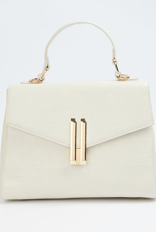 CODE Textured Satchel Bag