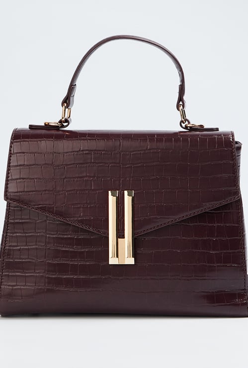 CODE Textured Satchel Bag