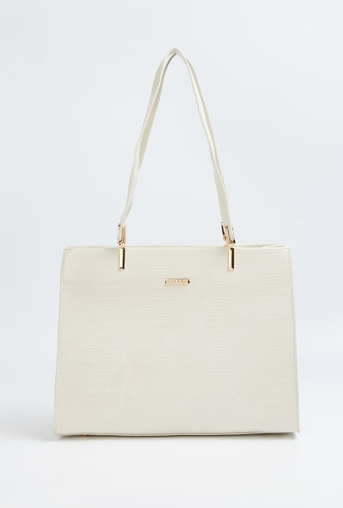 CODE Textured Shoulder Bag