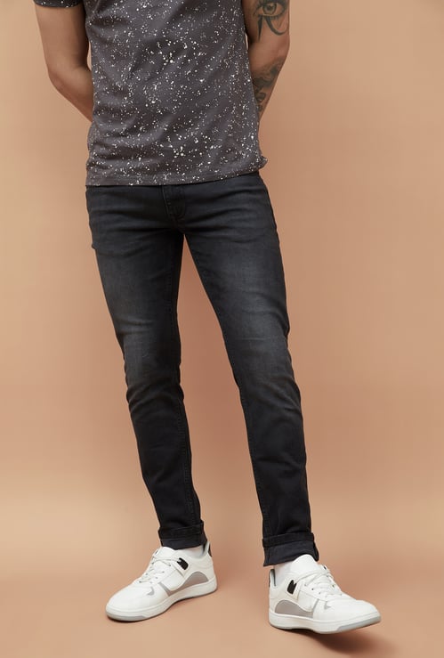 FORCA Men Stonewashed Skinny Fit Jeans