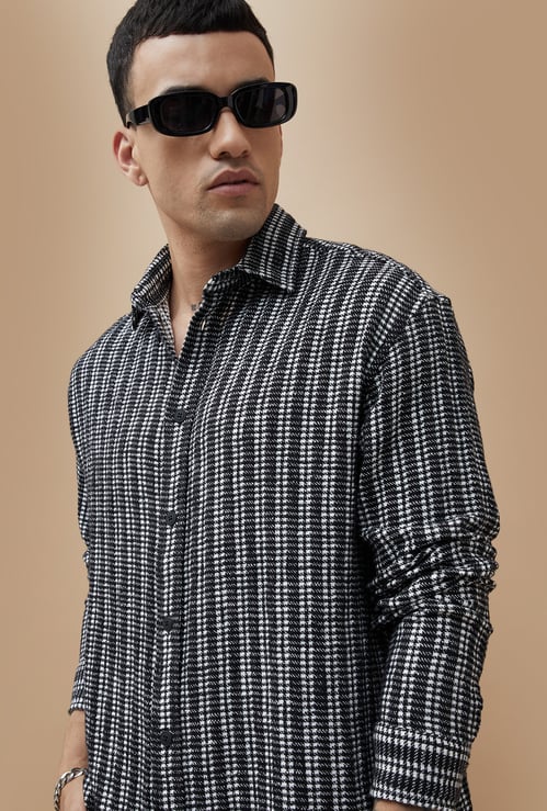 FORCA Striped Oversized Shirt