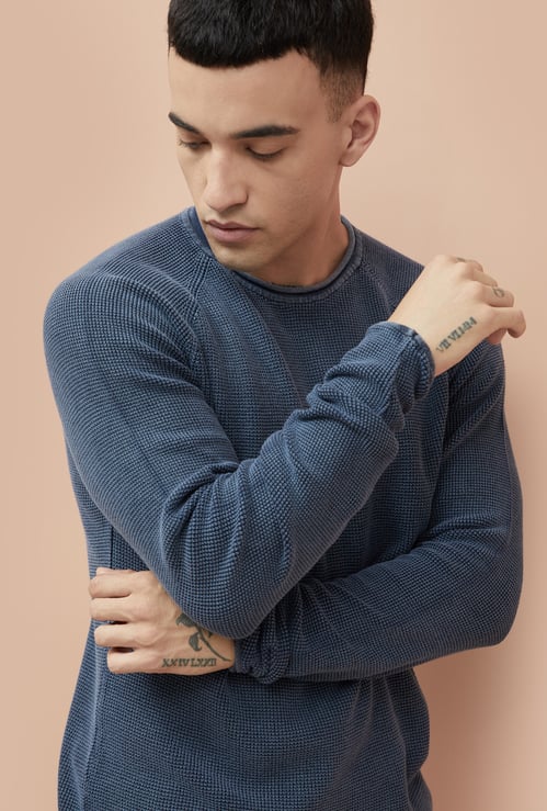 FORCA Waffle Knit Sweater