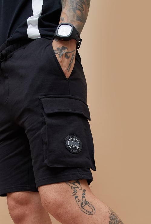 FAME FOREVER Solid Cargo Shorts