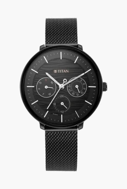 TITAN Workwear Women Multifunction Watch with Metal Strap - NS2651NM02