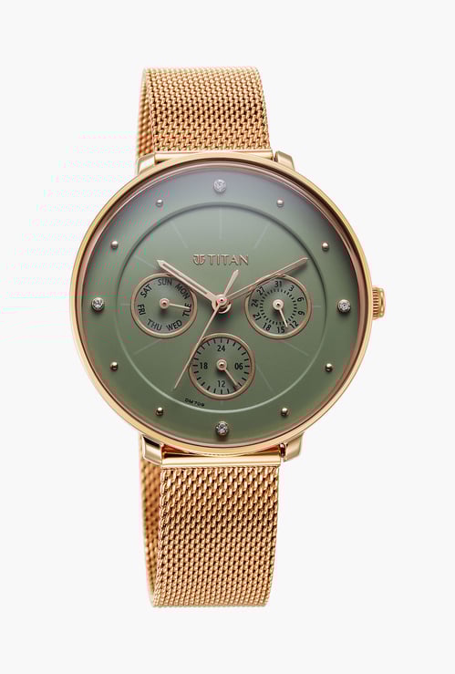 TITAN Neo Women Multifunction Watch with Metal Strap - NS2651WM05