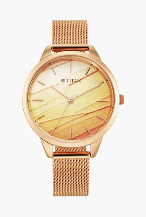TITAN Purple Glam It Up Women Analog Watch with Metal Strap - NS2664WM02