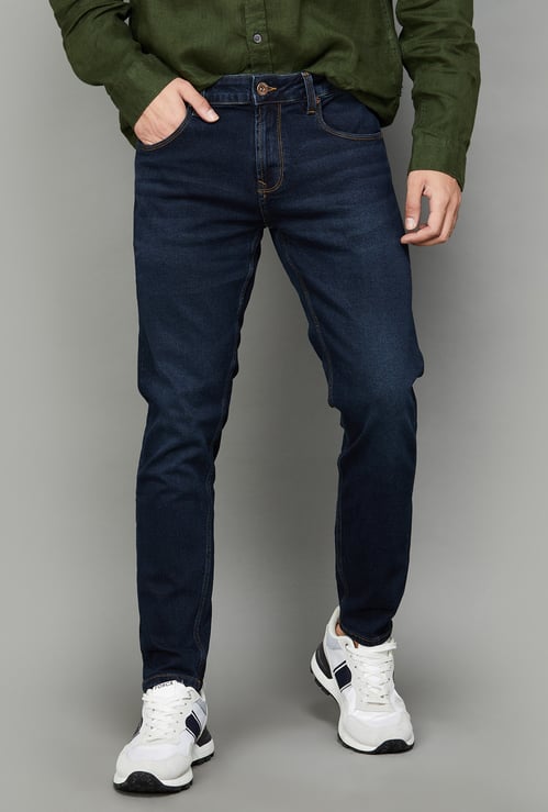 SPYKAR Men Stonewashed Slim Tapered Jeans