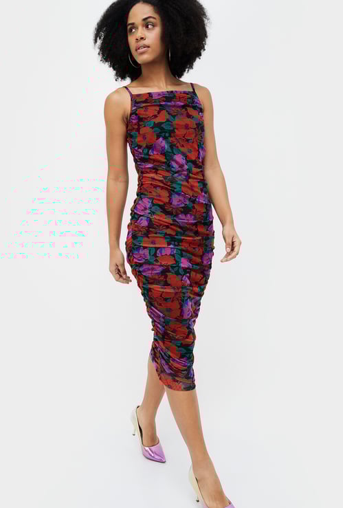 GINGER Women Floral Printed Bodycon Dress