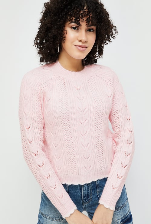 FAME FOREVER Women Knitted Sweater