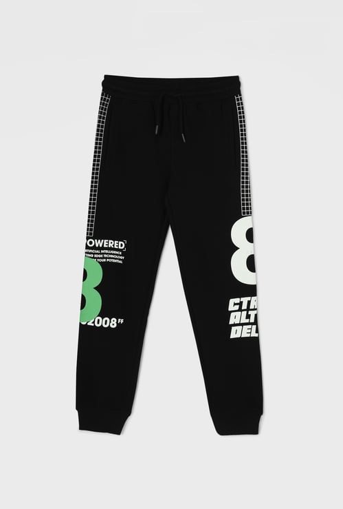 FAME FOREVER Printed Regular Fit Track Pant