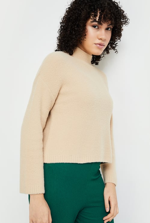 GINGER Women Solid Sweater