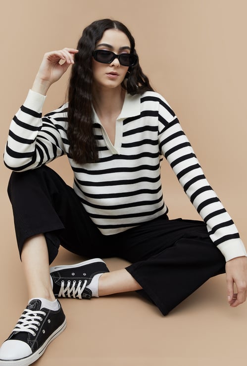 GINGER Striped Pullover