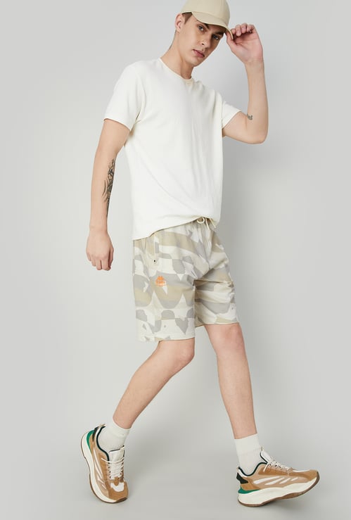 KAPPA Men Printed Active Shorts