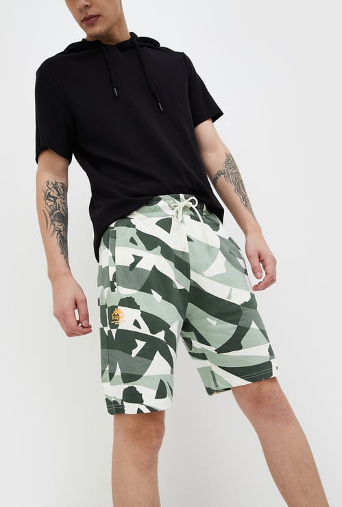 KAPPA Men Printed Active Shorts