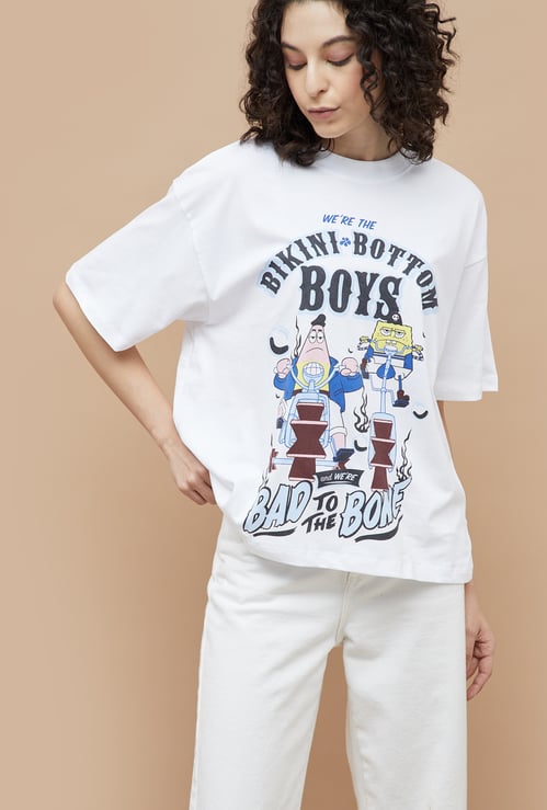 GINGER Spongebob Squarepants Graphic Print T-shirt