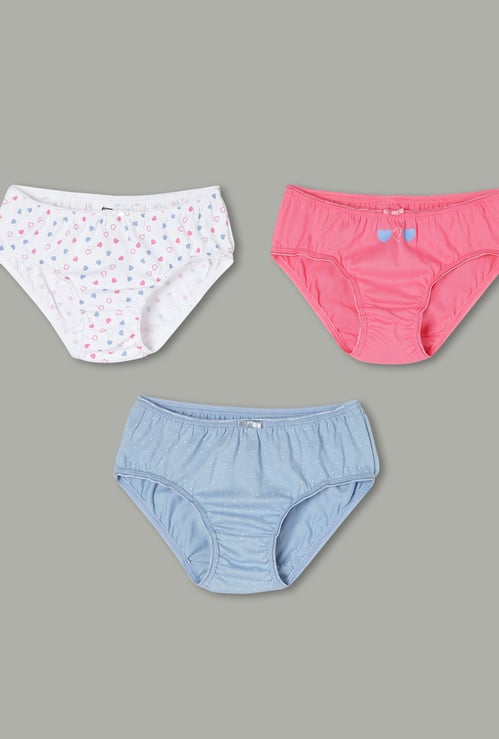 FAME FOREVER Printed Assorted Panties- Set of 3
