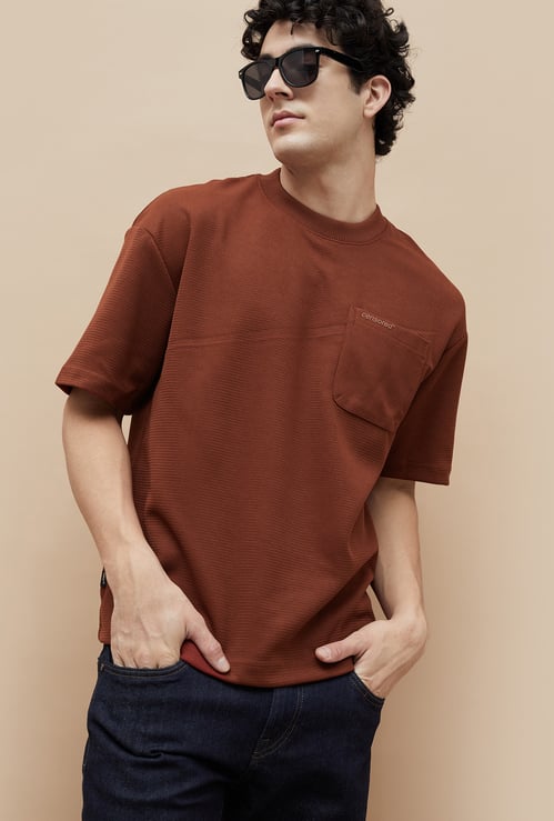 FORCA NXT Solid Oversized Fit T-shirt