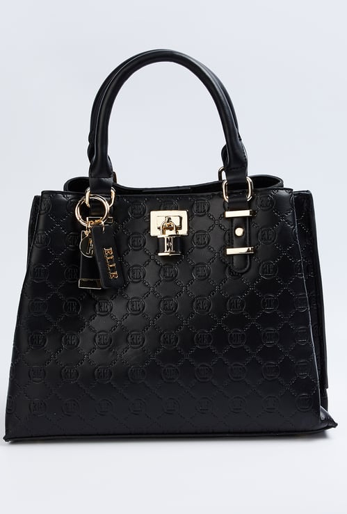 ELLE Textured Handheld Bag