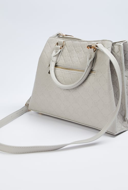 ELLE Textured Handheld Bag