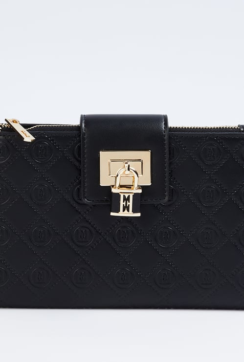 ELLE Textured Sling Wallet