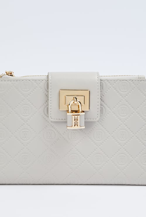 ELLE Textured Sling Wallet