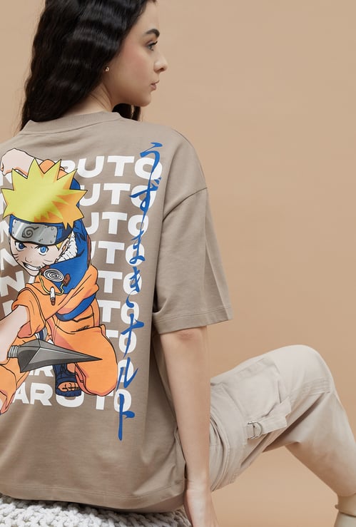 GINGER Naruto Printed Regular Fit Sweatshirt