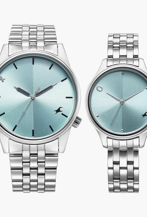 FASTRACK Mixmatched Couple Analog Watch Set - 33056296SM02P