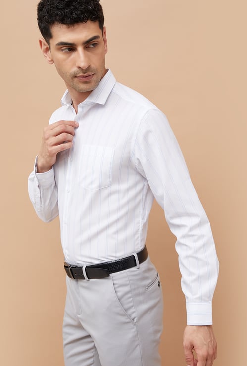 CODE Striped Regular Fit Formal Shirt