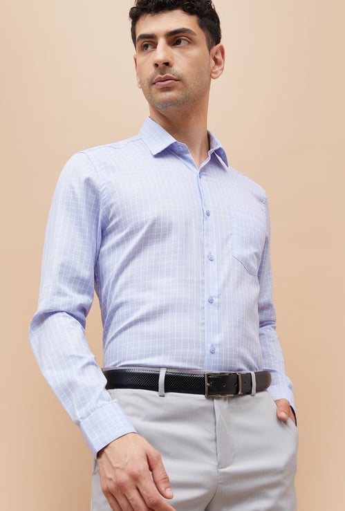 CODE Checked Slim Fit Formal Shirt