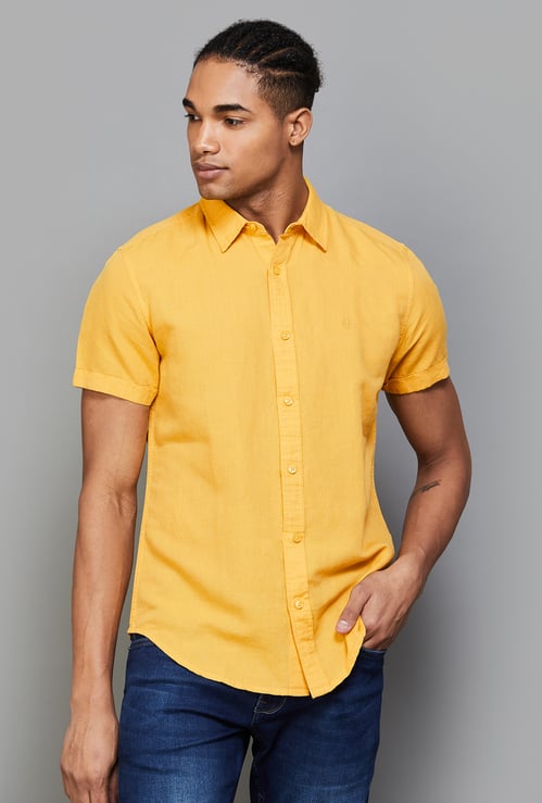 UNITED COLORS OF BENETTON Solid Slim Fit Shirt