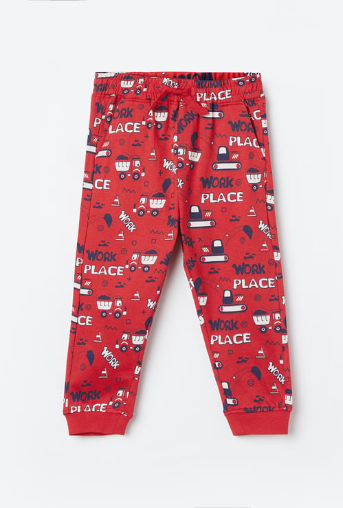 JUNIORS Graphic Print Joggers