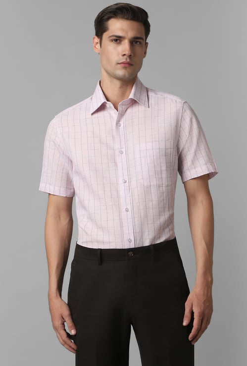LOUIS PHILIPPE Checked Regular Fit Formal Shirt