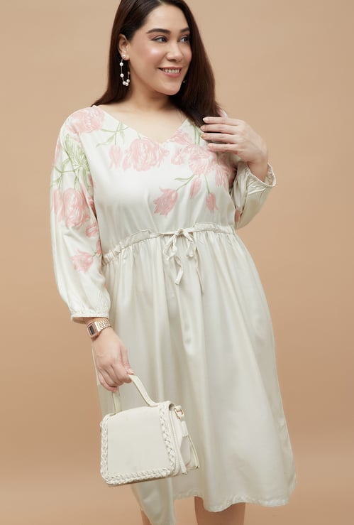 NEXUS Floral Print Knee Dress