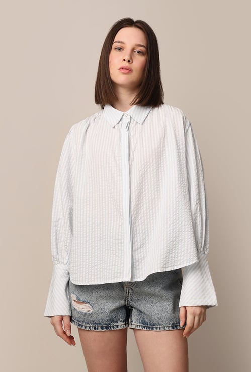 ONLY Seersucker Shirt