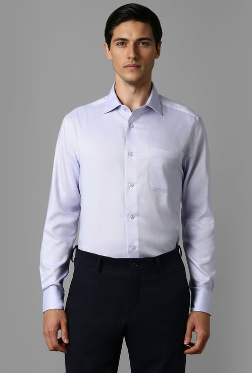 LOUIS PHILIPPE Textured Regular Fit Formal Shirt