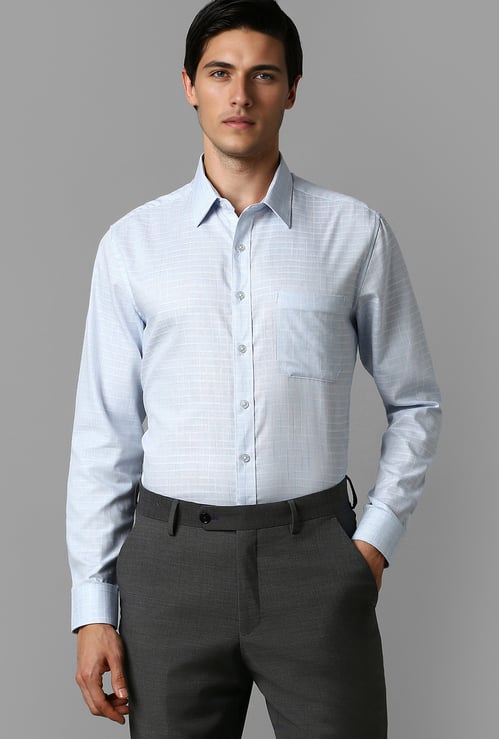 LOUIS PHILIPPE Checked Slim Fit Formal Shirt