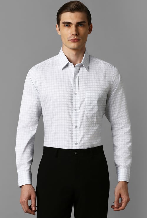 LOUIS PHILIPPE Checked Slim Fit Formal Shirt
