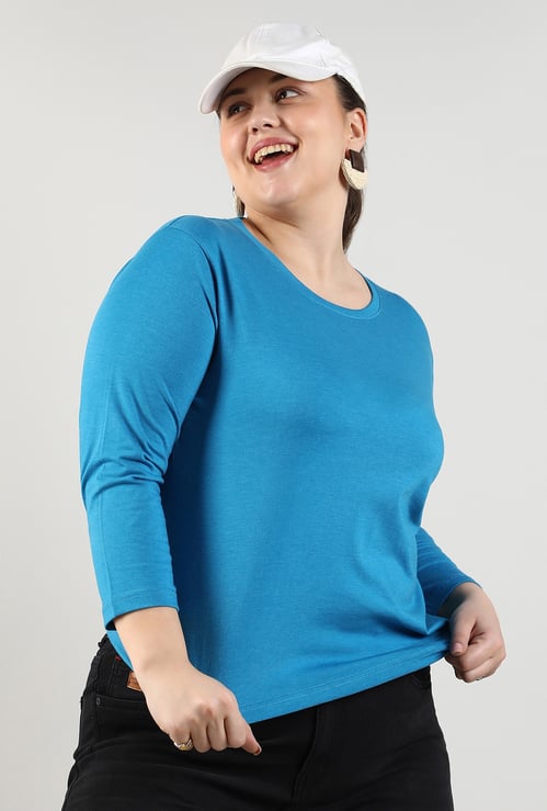 INSTAFAB PLUS Women Solid T-shirt