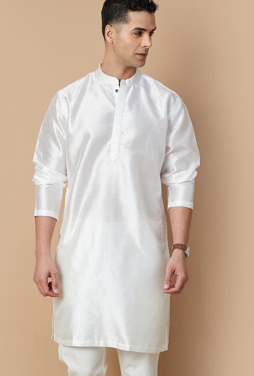 MELANGE Woven Straight Kurta