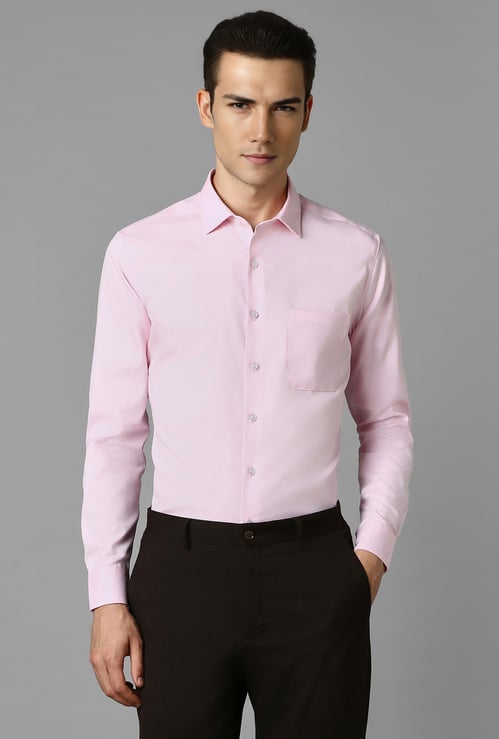 LOUIS PHILIPPE Solid Slim Fit Formal Shirt