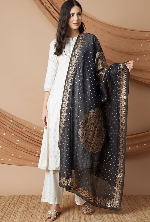 MELANGE Jacquard Dupatta