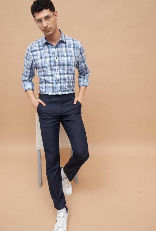 CODE Checked Regular Fit Shirt