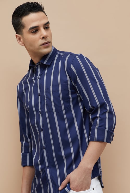 CODE Striped Regular Fit Shirt