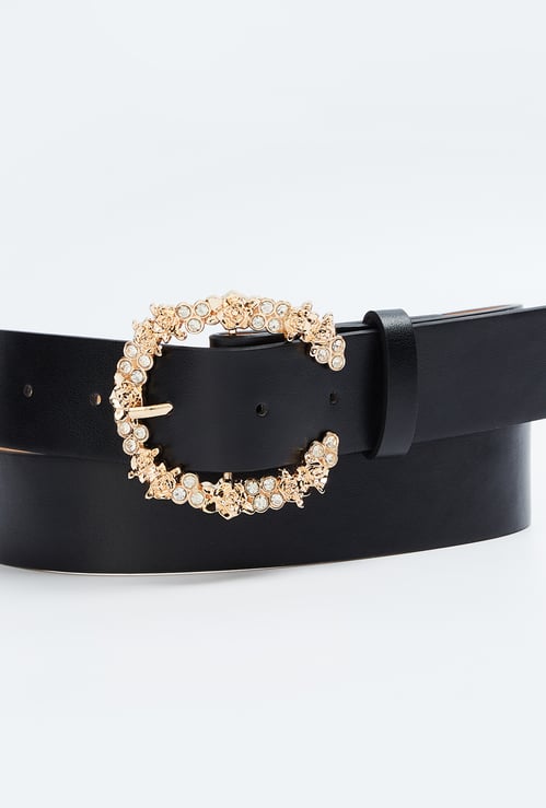 GINGER Embellished Tang Buckle Belt