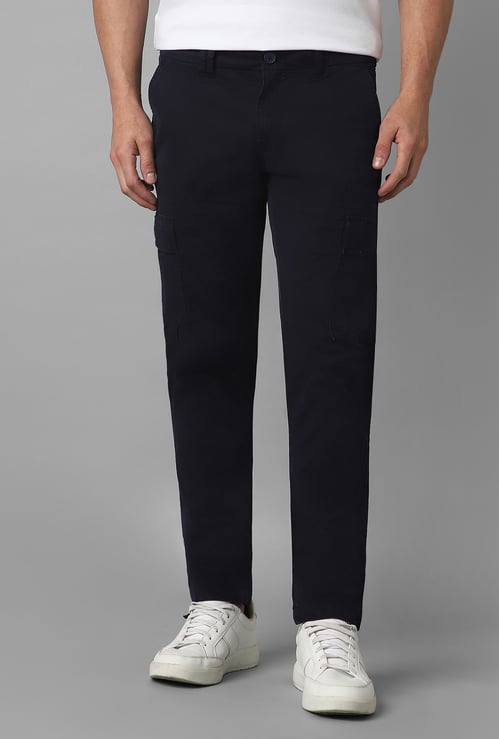 LP JEANS Solid Cargo Trousers